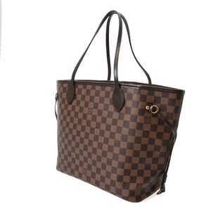 Louis Vuitton Damier Bag Rose Ballerine Neverfull Tote Pink Brown